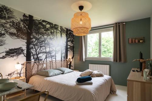 Gite "LES SAULES" - Calme & Confortable - Lit QUEEN SIZE - Vue sur étang à 10mn du TOUQUET