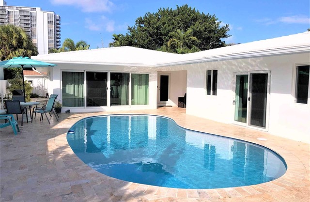 Go First Class at our Stunning Lauderdale Beachside Pool Home