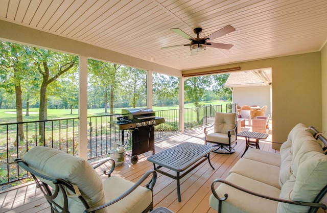 Golf Course View: Elegant Hot Springs Village Home