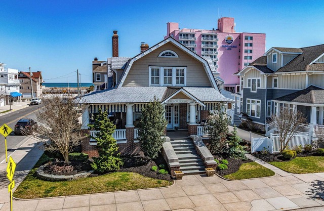 Grand 8BR/4BA Beach Block Retreat—Just steps to Ocean City Shore!