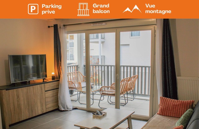 Grand T2 Cosy Proche Mont Blanc Lodge & B