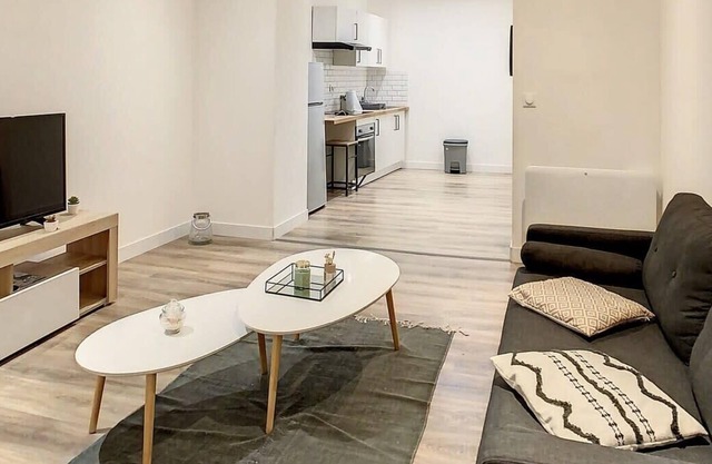 Grand T2 spacieux gare centre-ville 2pers wifi