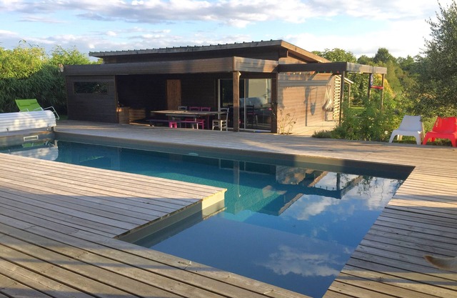 Grande Villa Lumineuse Sans vis à vis Avec Piscine Chauffée