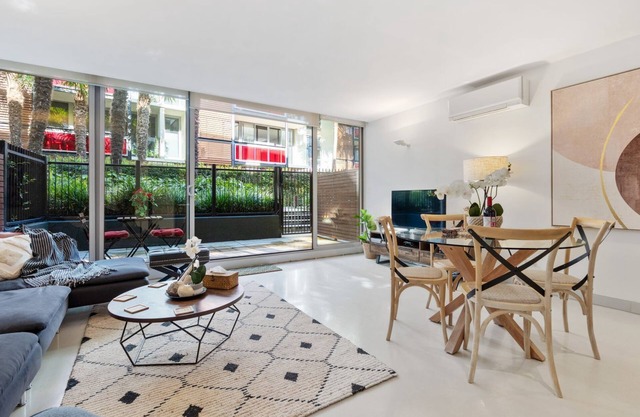 Gym/lap pool access, secure parking, pet friendly, outdoor area