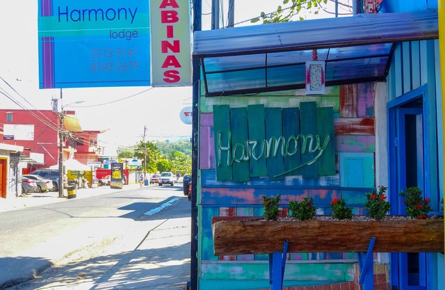 Harmony Lodge just two blocks fro m the beach