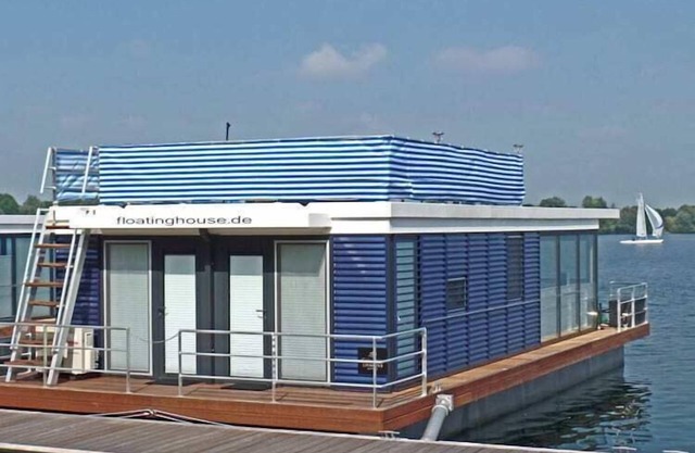 Hausboot am Xantener Nordsee