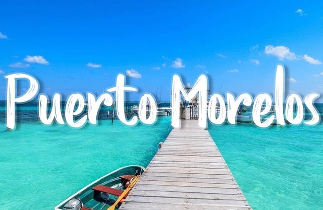 *HERMOSO DEPARTAMENTO* 10 MIN DE LA PLAYA DE PUERTO MORELOS | PISCINA | 4 PER