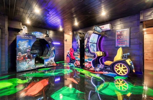 Hibernation Lodge | Indoor Pool, Arcade, Theater, Hot Tubs, Sleeps 48 Guests