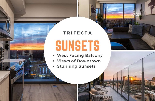 High-Rise Apt Raleigh Free Parking & Sunset View 1
