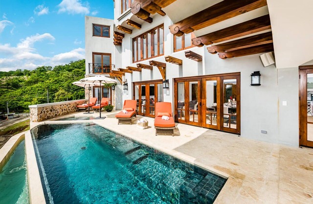 Hillside Panoramic Oceanview Private Pool at Las Catalinas Beach Town