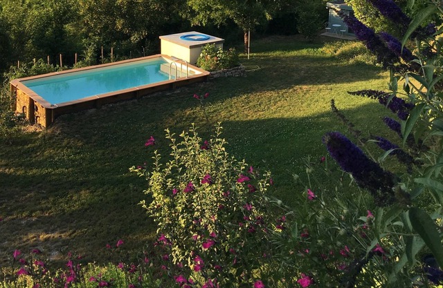 Hilltop views over a pîcturesque village in unspoiled Provence lavender country