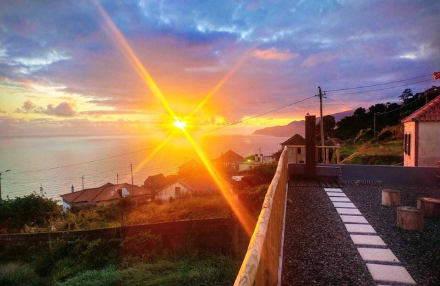 Holiday Home 'Casa Da Ribeira Da Janela' with Sea View, Wi-Fi and Air Conditioning