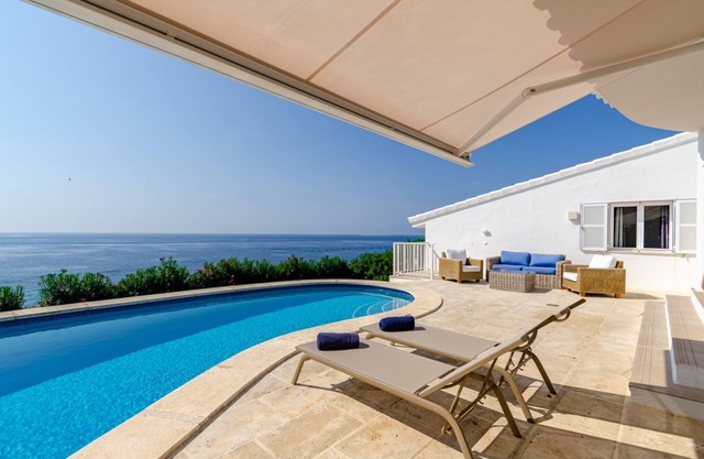 Holiday Home “Villa Son Tato” with Ocean View, Pool, Terrace, Garden & WiFi