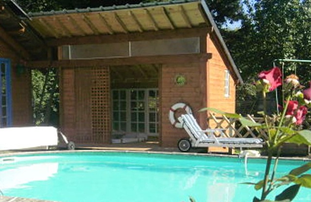 Homerez - Appartement for 3 ppl. with shared pool, garden and terrace at Olby