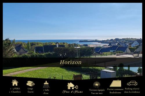 Horizon, vue mer, piscine chauffée