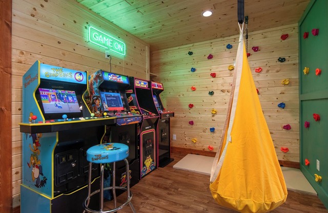 Hot Tub | Game Room | Adventure Loft | Wood Burning Fireplace