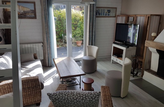 House in peace on ground raised close beaches and trade