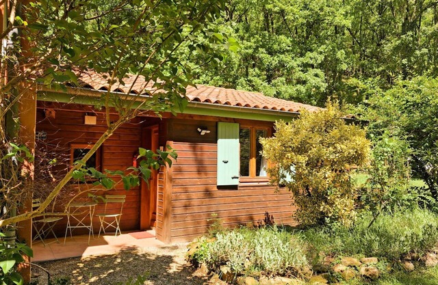 House in wooded grounds