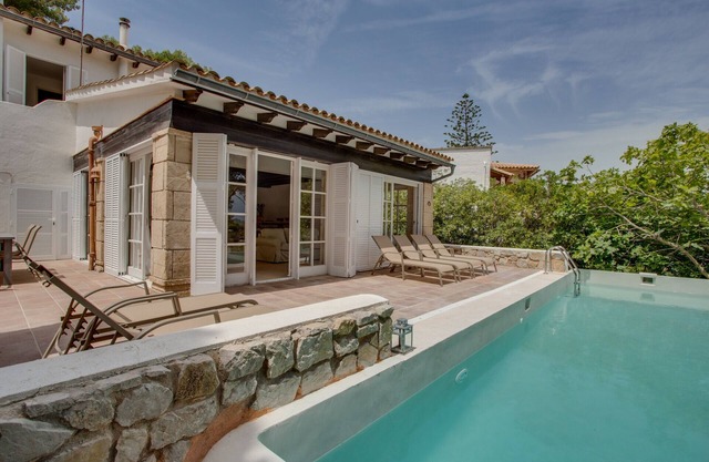 House pool Villa Cala Padri Mallorca near beach