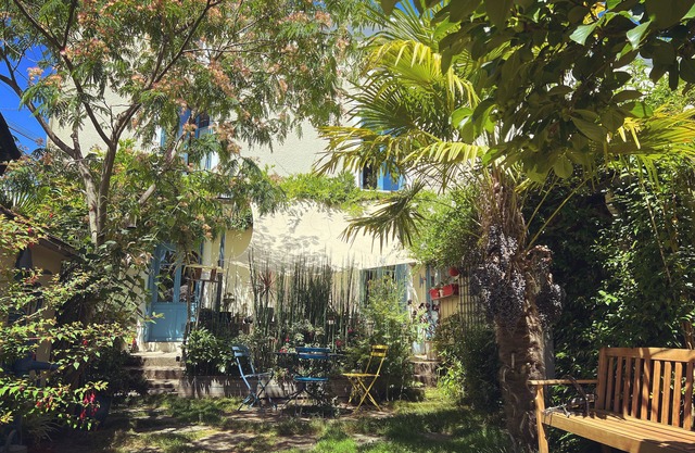 House with garden in Trentemoult, typical village along the Loire