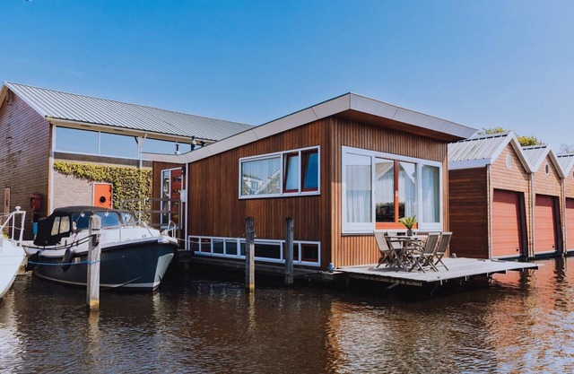 Houseboat in Netherlands with Private Dock