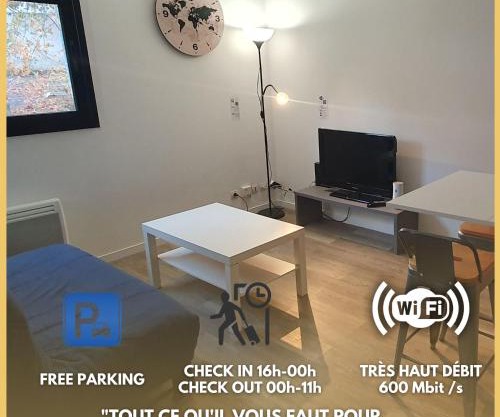 Idéal couple Appartement 1 chambre Cosy et calme pour visiter Nantes