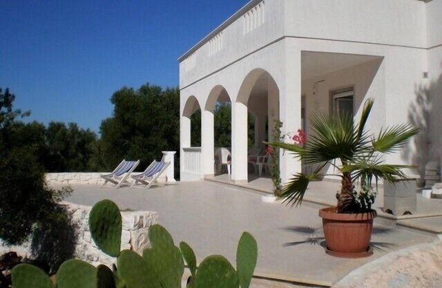 idyllically situated, modern holiday house,sea view, hillside situation, Pool