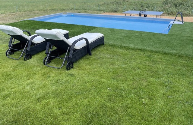 In the middle of the fields