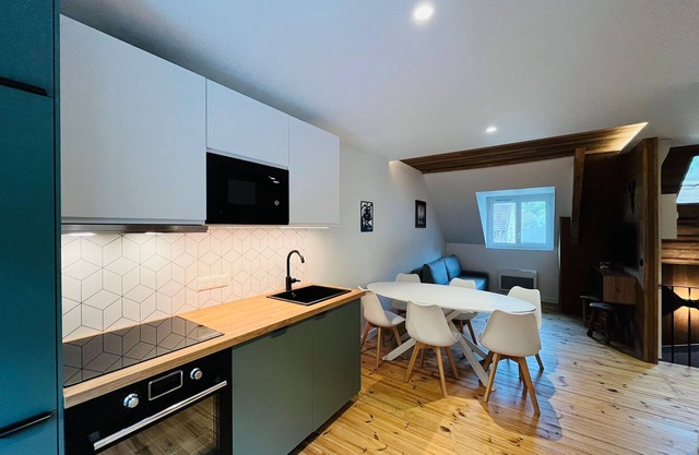 In the white heart, modern, spacious apartment for a moment with family or friends