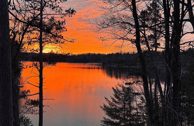 Incredible sunsets over pristine Loon Lake
