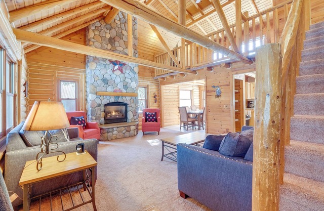 Interlochen Cabin w/Fireplace - Near State Park!