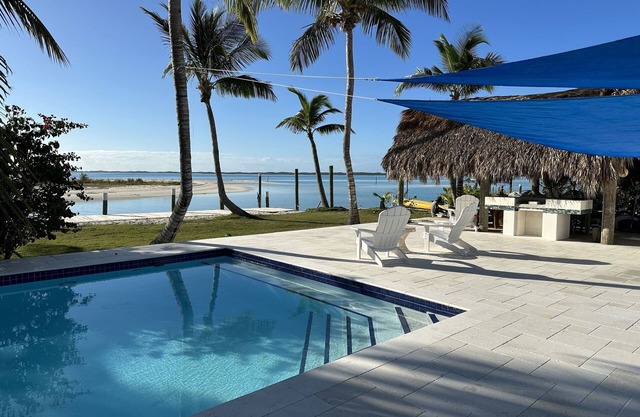 Island Home with Beautiful View, Private Pool and 60 ft Dock/Generator