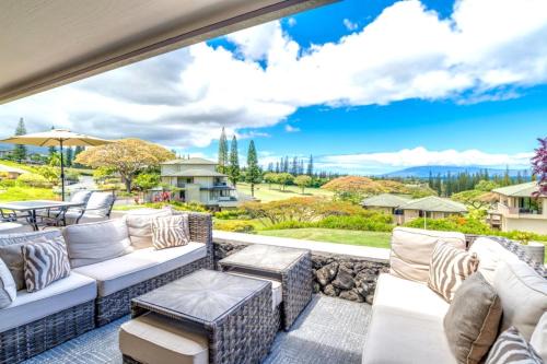 KBM Resorts Spacious 5-Bedroom Kapalua Golf Collection Multi Unit Listing Same Floor Golf Course Views 3 Free Rental Cars KGV-19P2P3T1