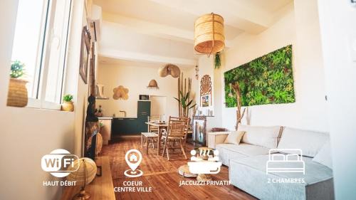 L'Escale Balinaise & Spa Appartement lumineux et spacieux