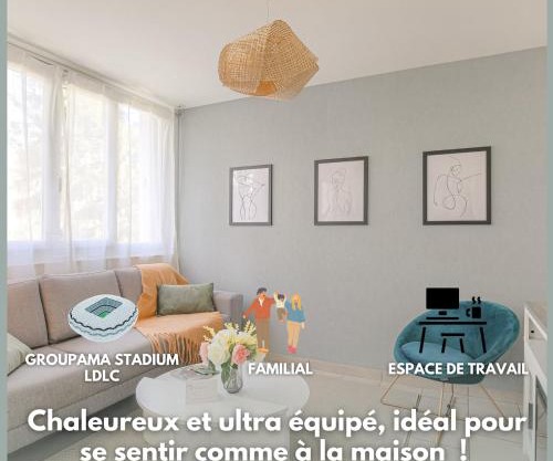L'Escapade Stadium - T4 familial climatisé