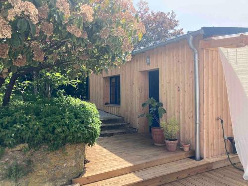 La cabane, Chambre indépendante dans jardin - Esprit cabane authentique et confortable - la campagne à 5 mn du centre de Caen