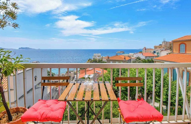 La Corniche - Appartement 2 ch avec vue mer & clim