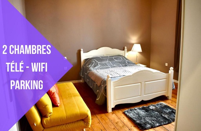 La Domus Lemaitre 7, WIFI, 2 chambres, parking