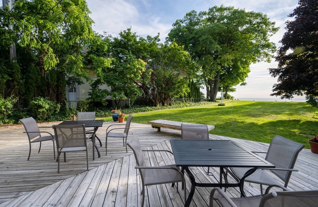 Lake Michigan Farmhouse - Lakefront with Private Beach