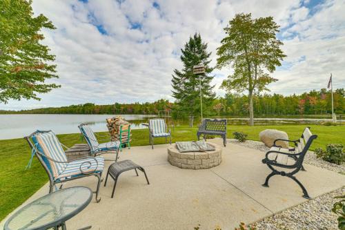 Lakefront Gem with Private Dock and Yard in Charlevoix