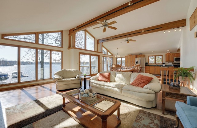 Lakeside Michigan Retreat w/Boat Dock & Fireplace