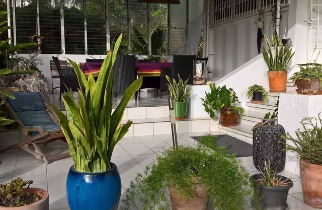 large and spacious house in lowland between volcano and sea