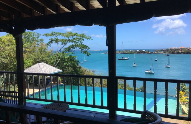 Large Seaview Villa with Sugar Mill Tower — Great Views & Large Infinity Pool