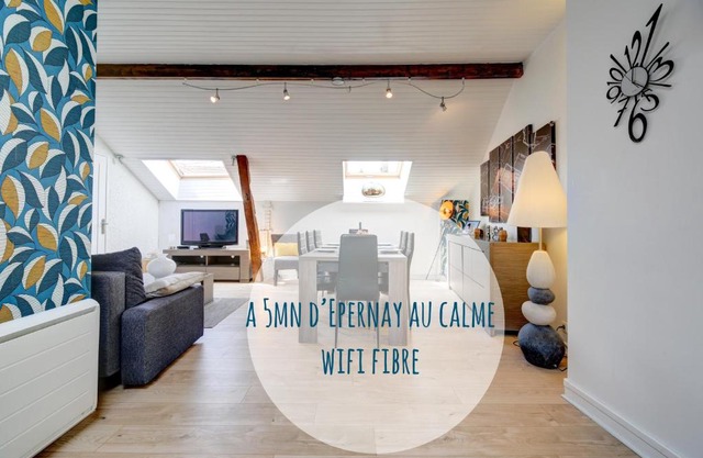 « Le Bidule », logement au cœur de la Champagne