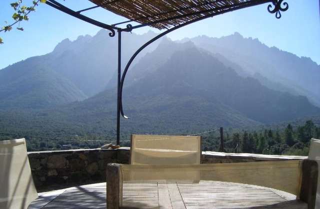 Le CAPU BIANCU-LOCATION AVEC VUE PROCHE DES GORGES DE L ASCO ENTRE MER ET MONTAGNE