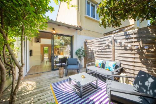 Le Cocon - Private garden terrace with parking