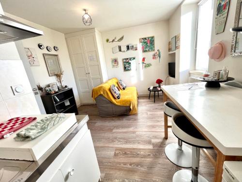 Le Cosy Gîte 2 couchages vue jardin au calme