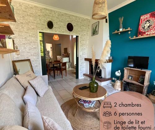 Le duo des Garennes - Entre confort & indépendance - Cour extérieure en centre ville de Blois