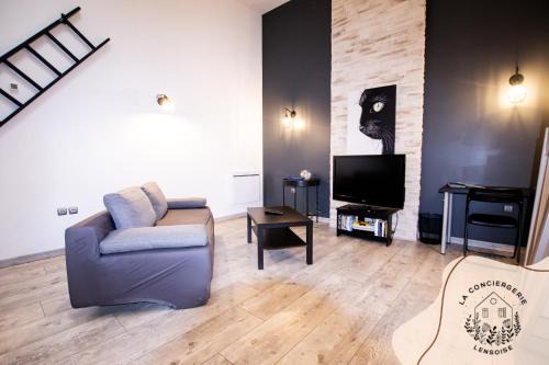 Le Grenier, appartement de charme, centre de Lens