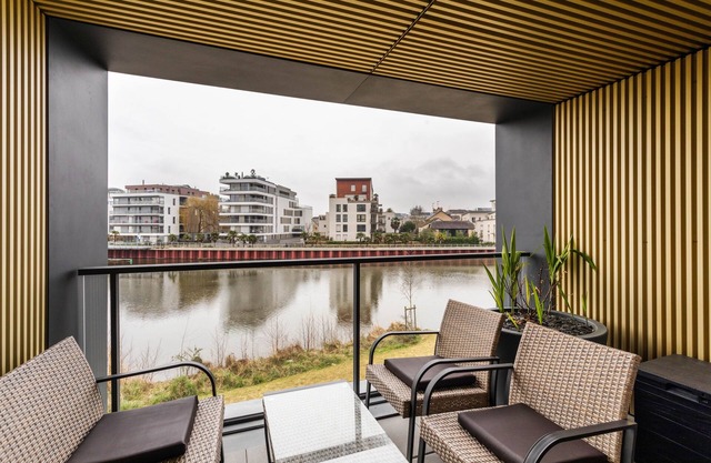 Le Panoramique - Appartement de standing 2 chambres vue Vilaine avec parking